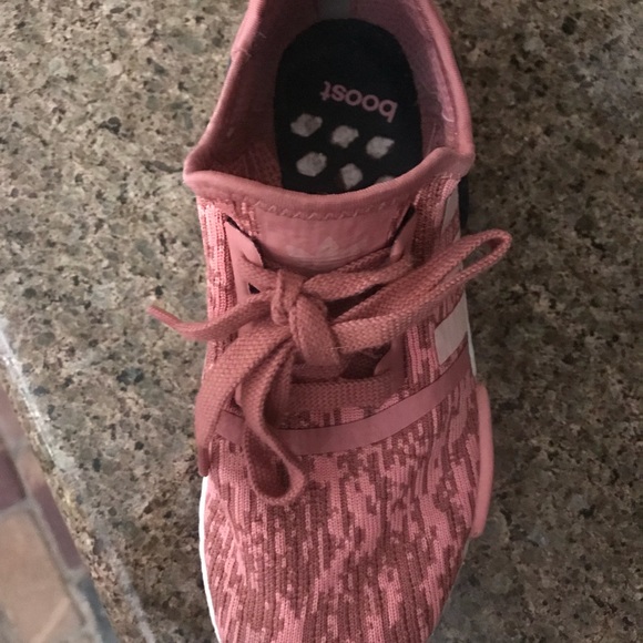 Adidas pink shoes. Only worn a couple of times. - Picture 2 of 4